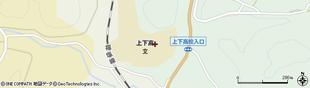 広島県立上下高等学校周辺の地図