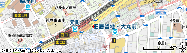 ビビエール 神戸元町店(viviAiles)周辺の地図