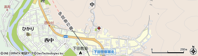 静岡県下田市中293周辺の地図