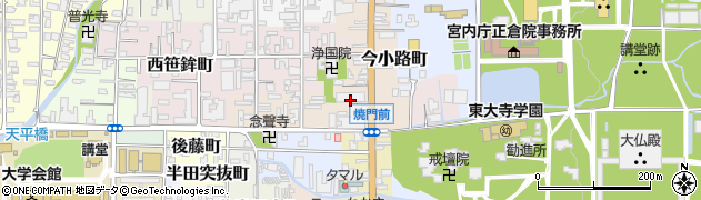 奈良県奈良市今小路町7周辺の地図