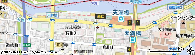 大阪ダックツアー周辺の地図