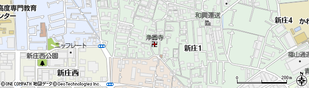 浄圓寺周辺の地図