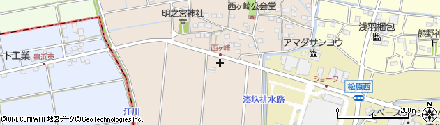 静岡県袋井市西ケ崎2705周辺の地図