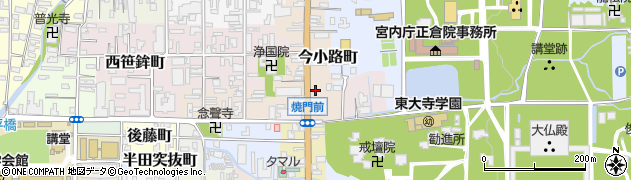 奈良県奈良市今小路町60周辺の地図