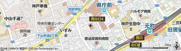 兵庫県警察本部ヤミ金融・悪質商法１１０番周辺の地図