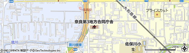 奈良労働局　企画室周辺の地図