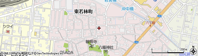 静岡県浜松市中央区東若林町周辺の地図