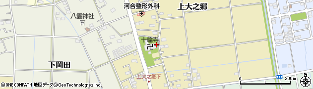 静岡県磐田市上大之郷606周辺の地図