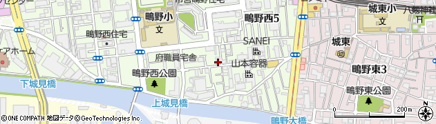 大阪音楽センター周辺の地図