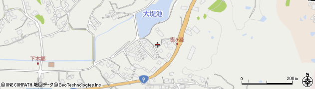 島根県益田市下本郷町415周辺の地図