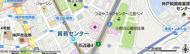 ベルクラシック神戸周辺の地図