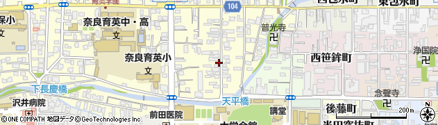 奈良県奈良市法蓮町南周辺の地図