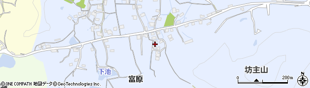 岡山県岡山市北区富原375周辺の地図