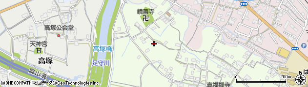岡山県岡山市北区三手565周辺の地図