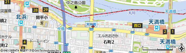 大阪府大阪市中央区北浜東周辺の地図