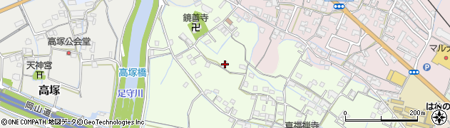 岡山県岡山市北区三手577周辺の地図