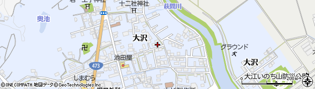 静岡県牧之原市大沢14周辺の地図