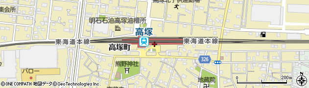 高塚駅周辺の地図