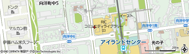 神戸六甲アイランド郵便局 ＡＴＭ周辺の地図