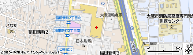 イズミヤ稲田新町店周辺の地図
