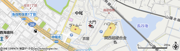 兵庫県明石市魚住町長坂寺324周辺の地図