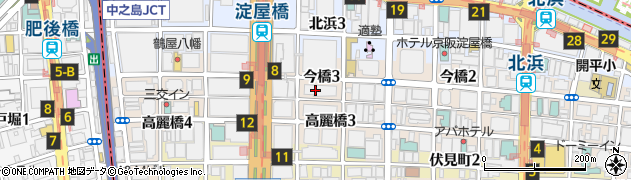 富田製薬株式会社　大阪営業所周辺の地図