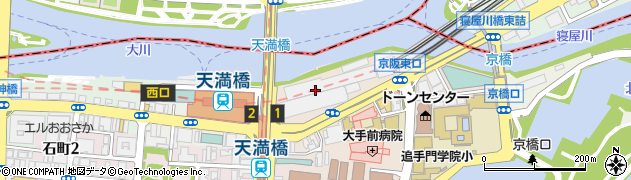 東進衛星予備校　天満橋ＯＭＭ校周辺の地図
