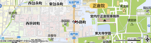 奈良県奈良市今小路町49周辺の地図
