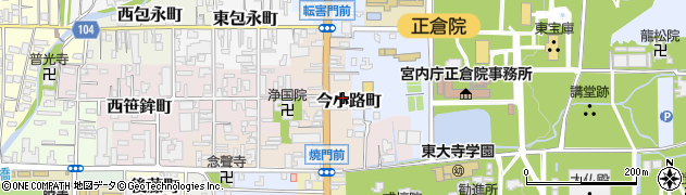 奈良県奈良市今小路町48周辺の地図