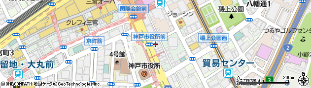 郵船トラベル株式会社　クルーズセンター　神戸周辺の地図