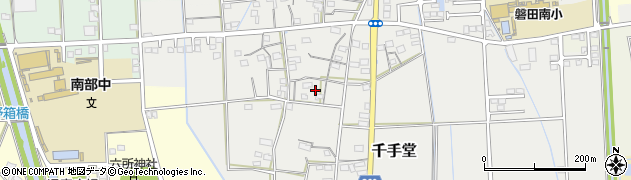 静岡県磐田市千手堂947周辺の地図
