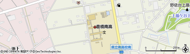 愛知県立豊橋南高等学校周辺の地図