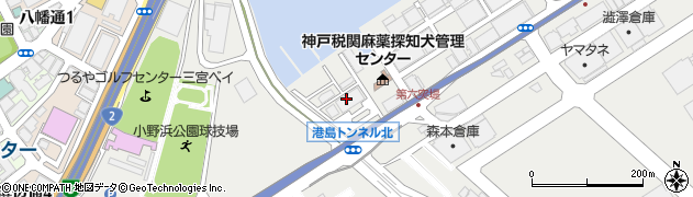 近畿地方整備局神戸港湾事務所　企画調整課周辺の地図