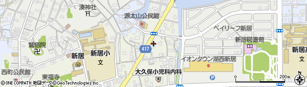 浜松磐田信用金庫新居支店周辺の地図