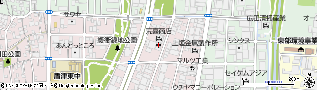 株式会社荒嘉東大阪物流センター周辺の地図