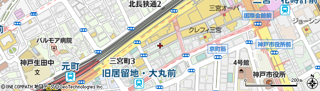 ＡＢＣ−ＭＡＲＴ神戸三宮店周辺の地図