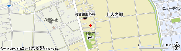 静岡県磐田市上大之郷527周辺の地図