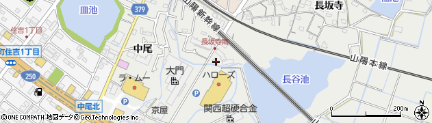 兵庫県明石市魚住町長坂寺365周辺の地図