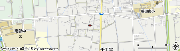 静岡県磐田市千手堂966周辺の地図