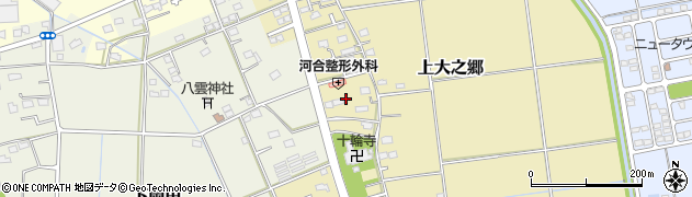 静岡県磐田市上大之郷524周辺の地図