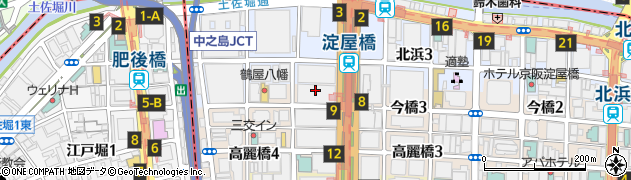 株式会社千代田組　関西支店周辺の地図