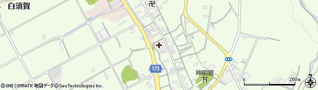 静岡県湖西市白須賀3713周辺の地図