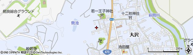 静岡県牧之原市大沢508周辺の地図