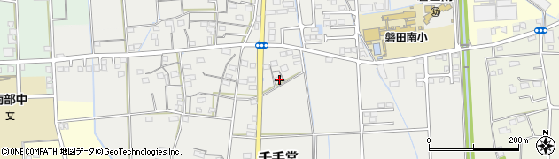 静岡県磐田市千手堂991周辺の地図