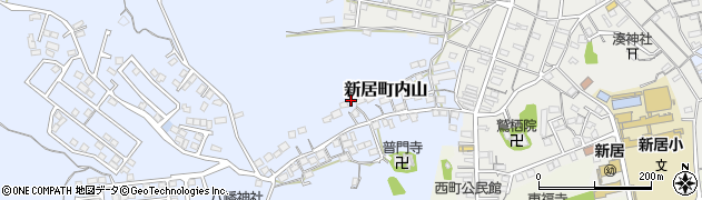 静岡県湖西市新居町内山25周辺の地図