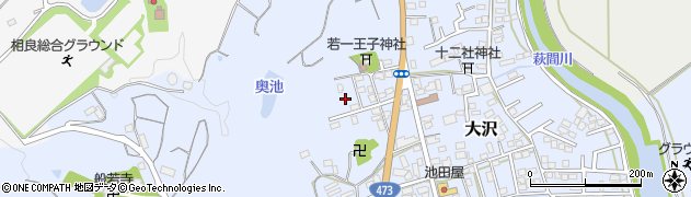 静岡県牧之原市大沢504周辺の地図