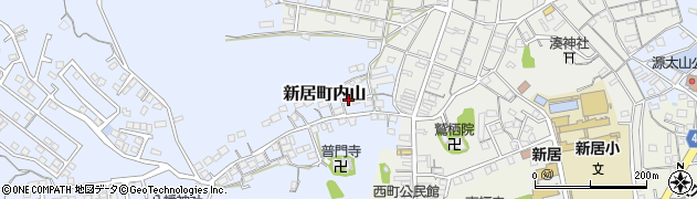 静岡県湖西市新居町内山11周辺の地図