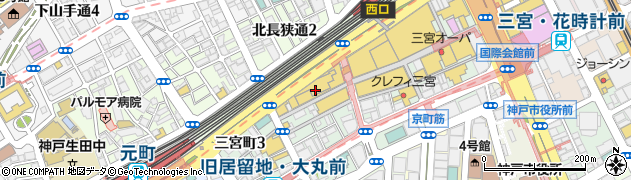 神戸難病相談室周辺の地図