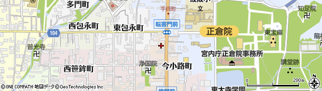 奈良県奈良市今小路町28周辺の地図
