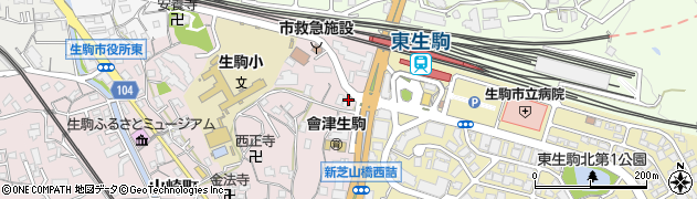 鳥貴族 東生駒店周辺の地図
